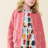 Girls Jace Plush Jacket - Pink