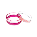 Bangle Set - Red and Pink Bows