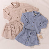 Explorer Oxford Shirt - Cocoa Gingham | Pink Chicken