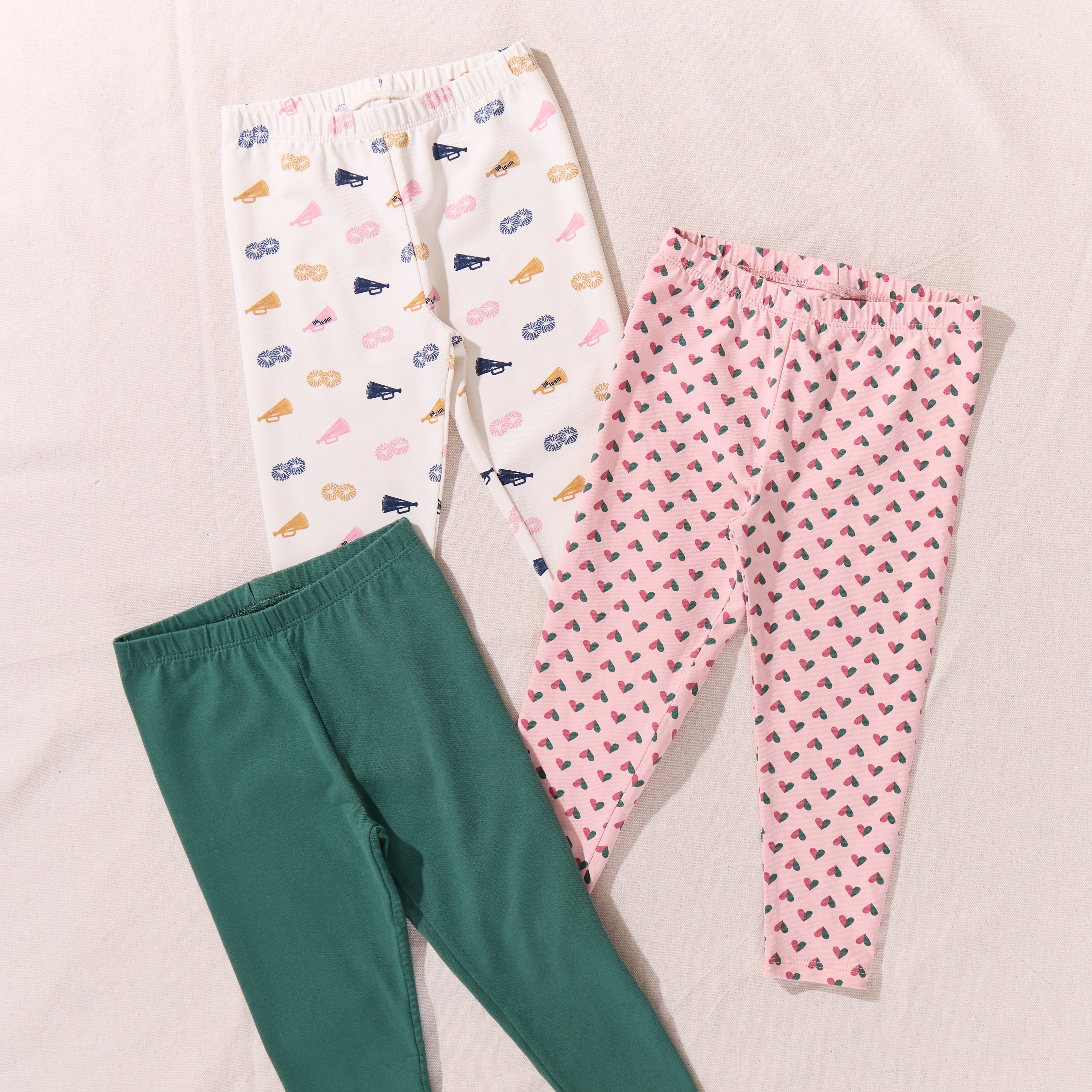 Cartwheel Legging - Pink Mini Half Hearts | Pink Chicken