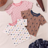 Adventure T-Shirt - Pink Mini Half Hearts | Pink Chicken