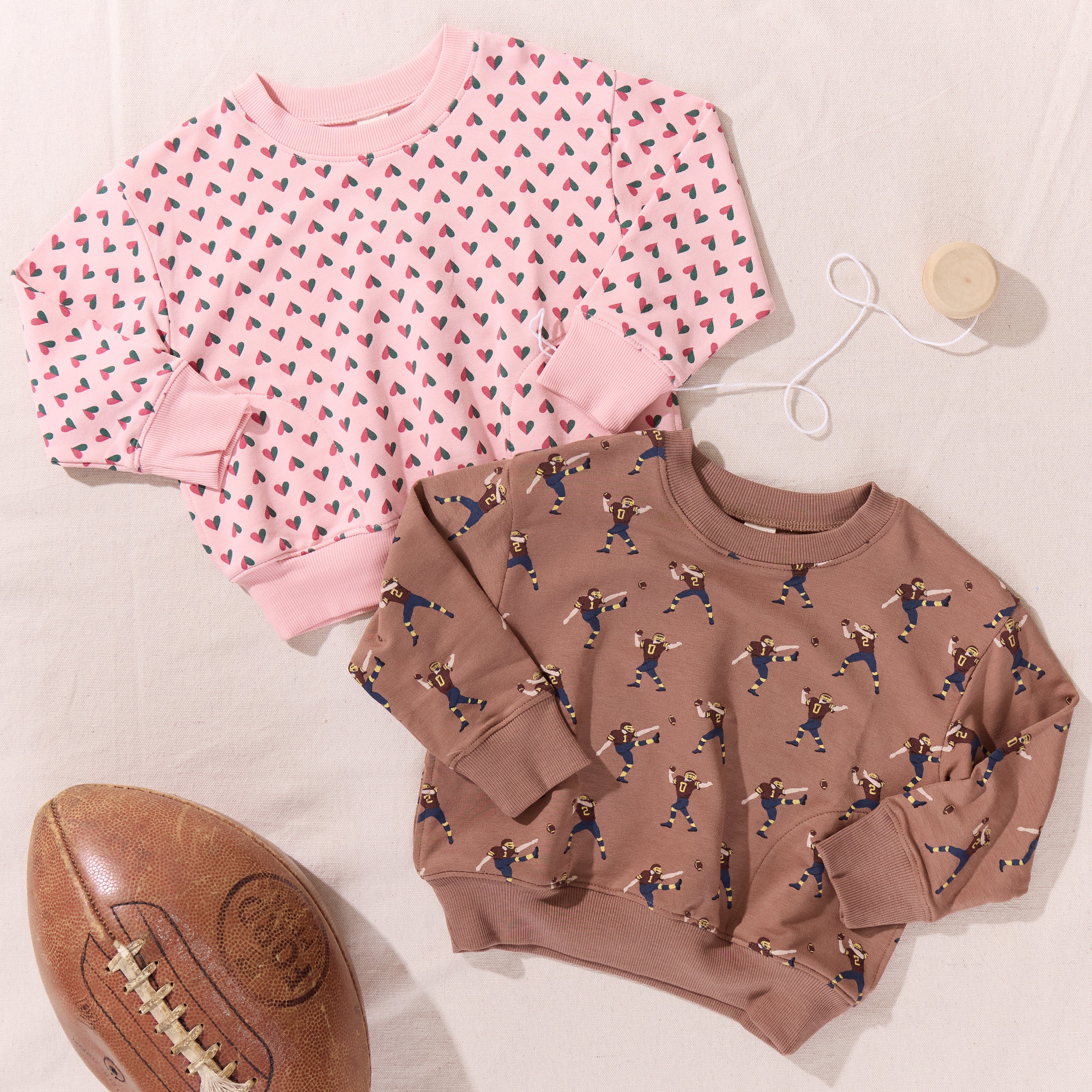 Play Sweatshirt - Football Player | Pink Chicken