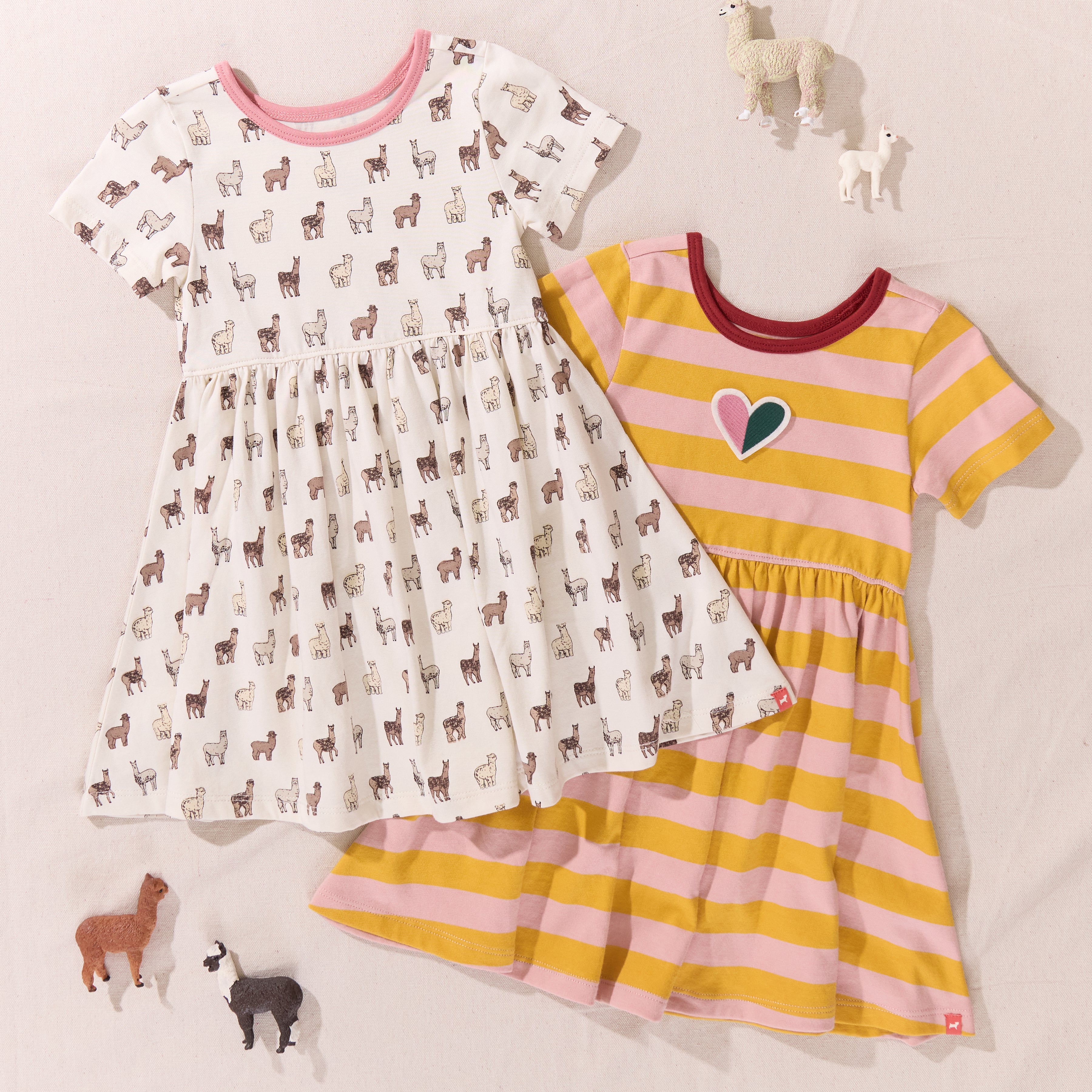 pink chicken giraffe dress Pink Chicken baby girls jennifer dress set