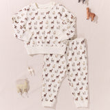 Baby Jax Jogger Set - Llamas and Alpacas