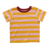 Adventure Shirt - Pink and Yellow Stripe