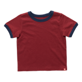 Adventure Ringer T-Shirt - Dark Red