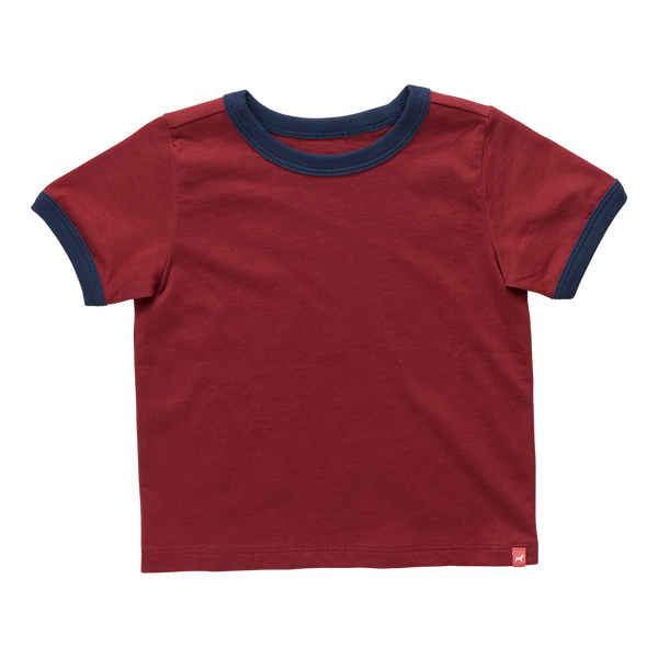 Adventure Ringer T-Shirt - Dark Red – Pink Chicken