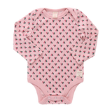 Baby Wonder Bodysuit - Pink Mini Half Hearts