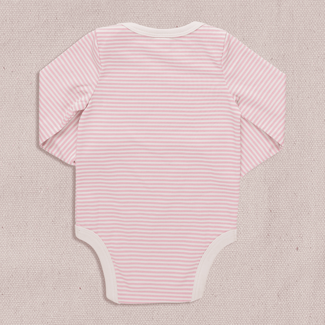 Baby Wonder Bodysuit - Pink Stripe | Pink Chicken