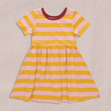 Sunny Dress - Pink and Yellow Stripes | Pink Chicken