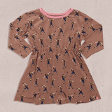 Playground Long Sleeve Dress - Football Player | Pink Chicken