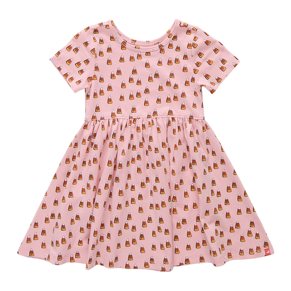 Sunny Dress - Pink Candy Corn Pink Chicken Sunny Dress - Pink Candy Corn Pink Chicken