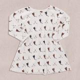 Playground Long Sleeve Dress - Hockey Player | Pink Chicken