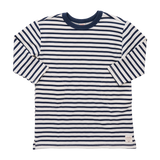 Hopscotch Long Sleeve Dress - Navy Stripe