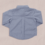 Explorer Oxford Shirt - Navy Gingham | Pink Chicken