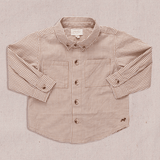 Explorer Oxford Shirt - Cocoa Gingham | Pink Chicken