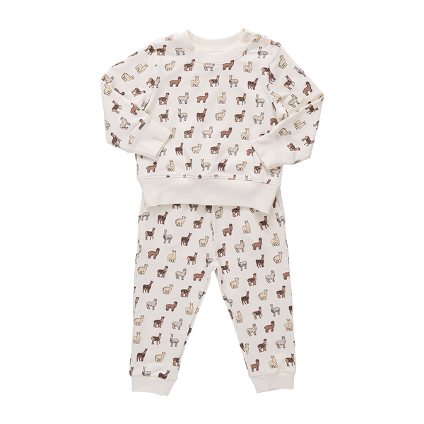 Baby Jax Jogger Set - Llamas and Alpacas