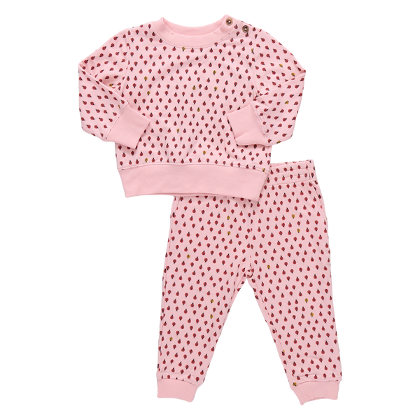 Baby Jax Jogger Set - Mini Ladybugs