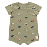 Baby Adventure Romper - Trucks