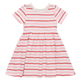 Sunny Dress - Pink and Red Stripe