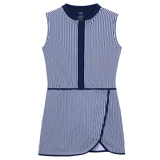 Tennis Dress - Navy Thin Stripe