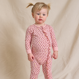 Baby Zip Ruffle Romper - Rainbow Unicorns