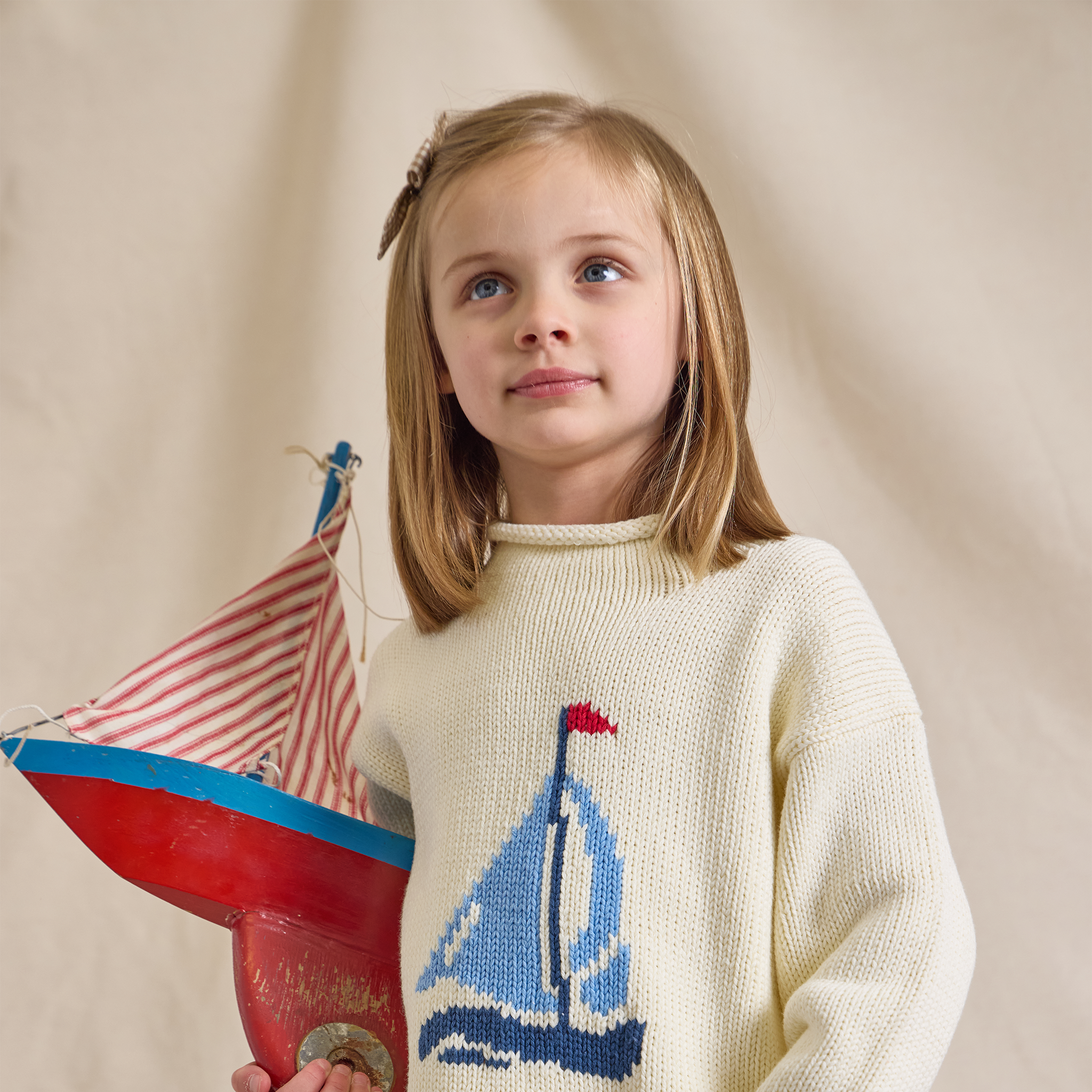 Classic Sweater - Sailboats – Pink Chicken