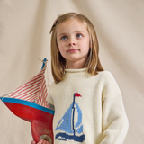 Classic Sweater - Sailboats