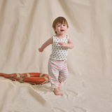 Baby Sleeveless Peekaboo Set - Sailboats