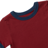 Adventure Ringer T-Shirt - Dark Red