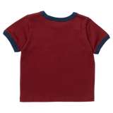 Adventure Ringer T-Shirt - Dark Red
