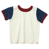Adventure Ringer T-Shirt - White Navy