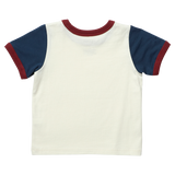 Adventure Ringer T-Shirt - White Navy