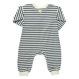 Baby Runaround Jumpsuit - Navy Stripe