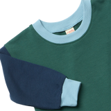 Baby Runaround Jumpsuit - Green Color block