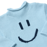 Classic Sweater - Blue Smiley