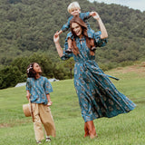 Womens Pintuck Indira Dress - Balsam Dewdrop