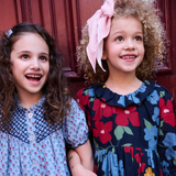 Girls Lucia Dress - Light Blue Carnation