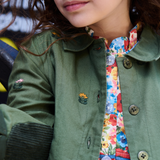 Girls Leona Barn Jacket - Four Leaf Clover