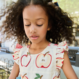 Girls Cordelia Dress - Quilted Apples