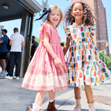 Girls Jennifer Dress - Fall Paint Swatches