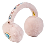 Cotton Candy Jeweled Ear Muffs