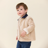Baby Boys Jace Plush Jacket - Khaki
