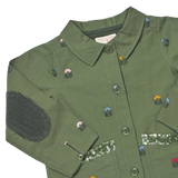 Girls Leona Barn Jacket - Four Leaf Clover
