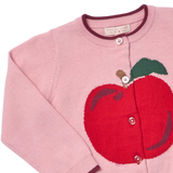 Girls Maude Sweater - Crisp Apple