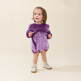 Baby Girls Quinn Bubble - Lavender Velour