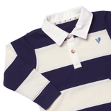 Boys Albert Rugby Shirt - Navy White
