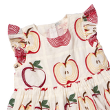 Girls Cordelia Dress - Quilted Apples