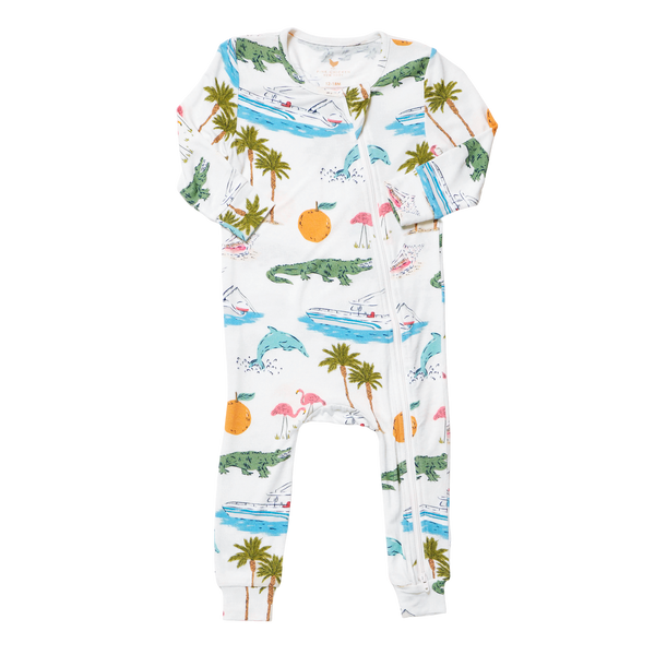 Baby Bamboo Romper - Florida – Pink Chicken