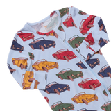 Baby Bamboo Romper - Vintage Cars